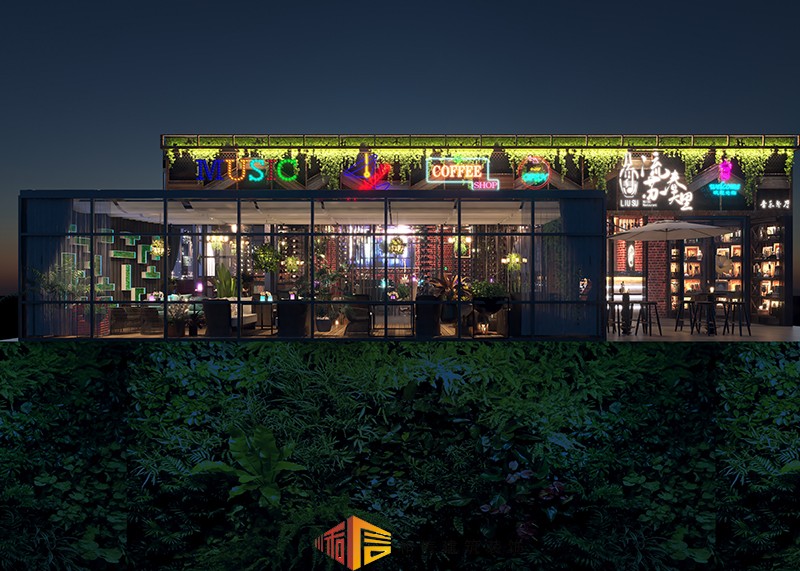 春天里主題音樂餐廳裝修設(shè)計